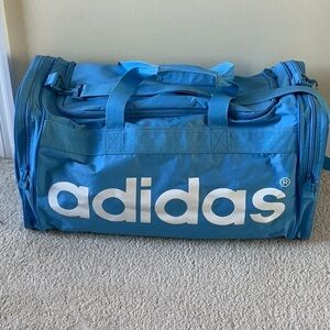 Vintage Adidas  Santiago Sky Blue duffle Bag